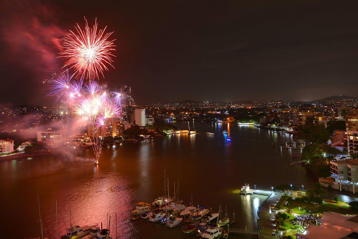 Skylighter Fireworks Brisbane Barge Fireworks Skylighter Fireworks