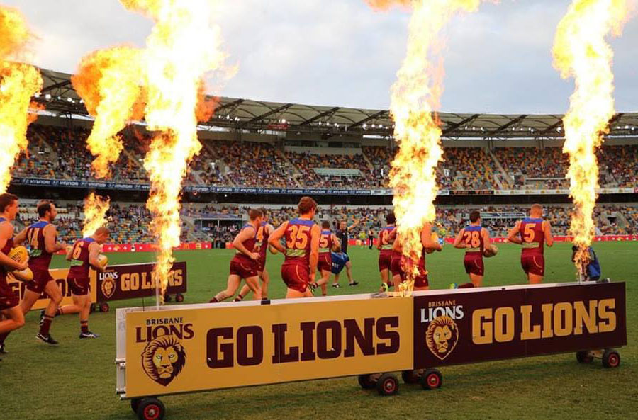 Brisbane Lions Australian Rules Football Club Pyrotechnics