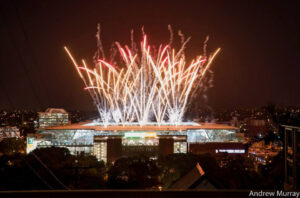 100 Games of State of Origin Rooftop Fireworks