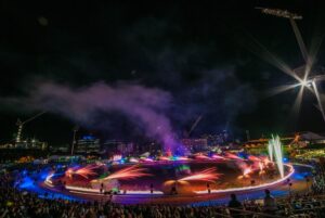 Skylighter Fireworks - Queensland - Moving, Flying, Spinning