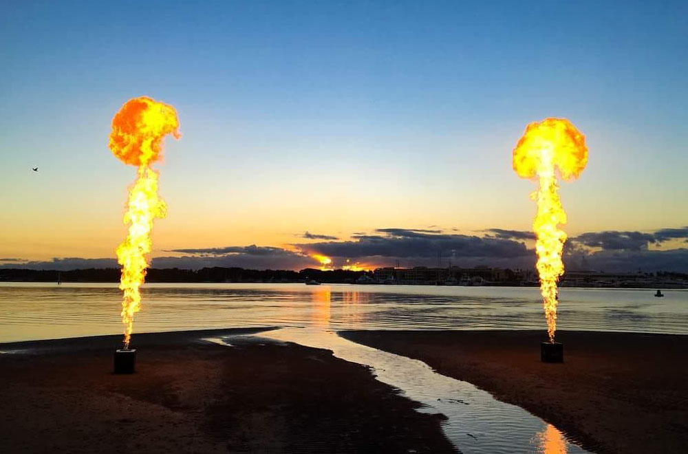Skylighter Fireworks - Queensland - Flames