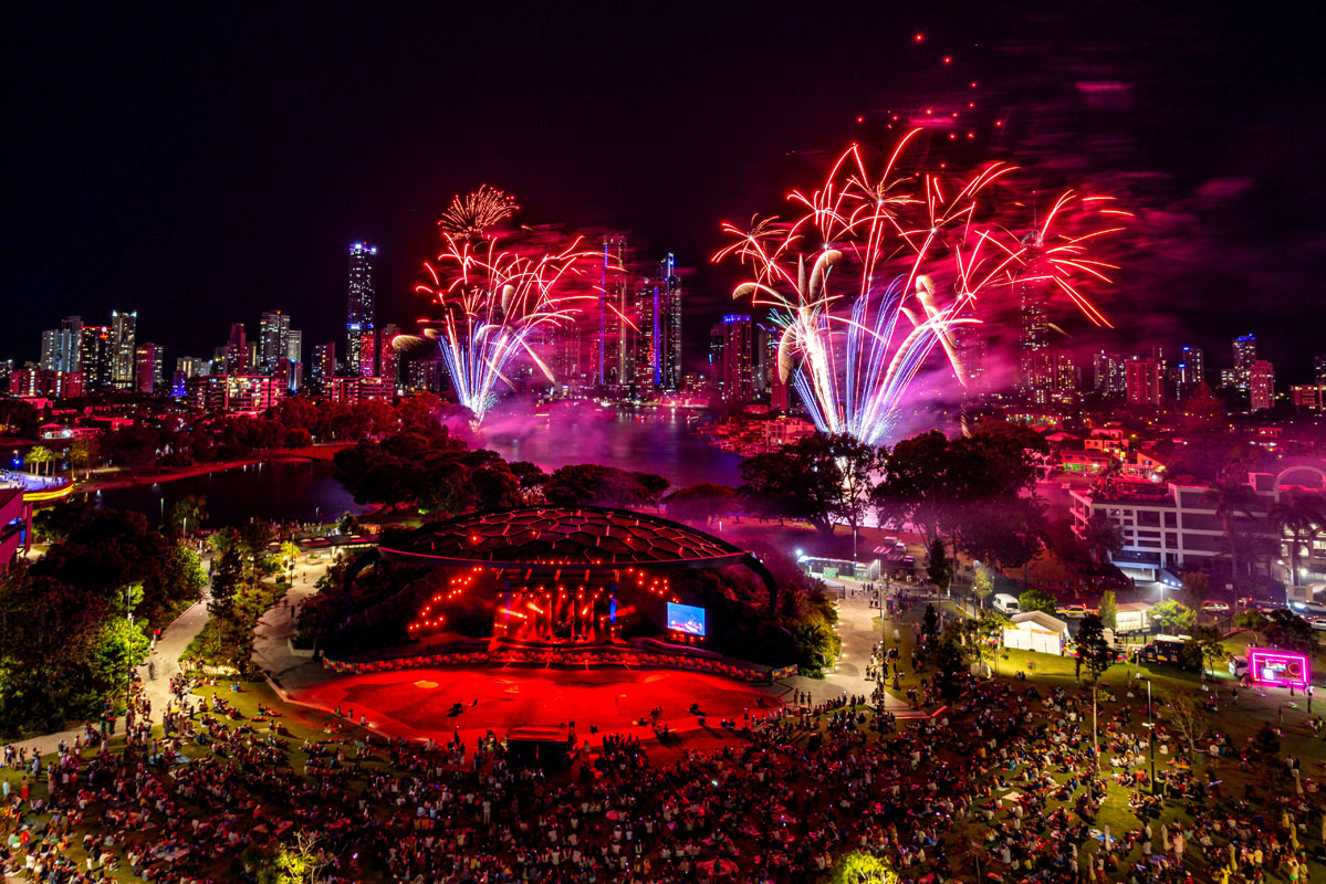 City of Gold Coast Australia Day Skylighter Fireworks